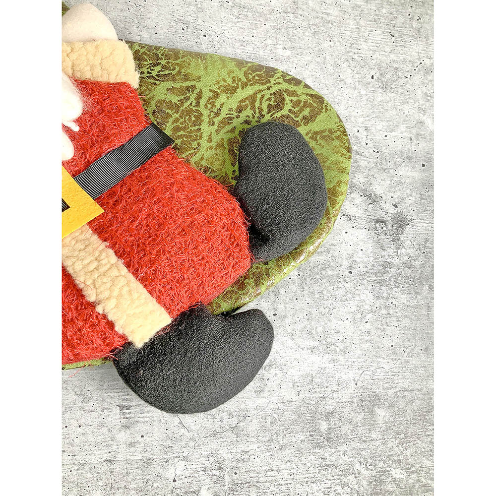 Hoho Lettering Santa Christmas Stocking, 18 inches