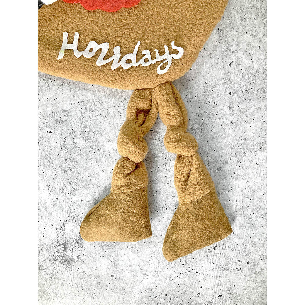 Santa Long Hanging Knot Legs Christmas Stocking, 16 inches