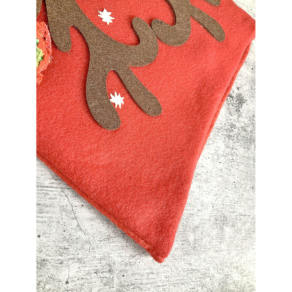 Snowman Long Hanging Knot Legs Christmas Stocking, 16 inches