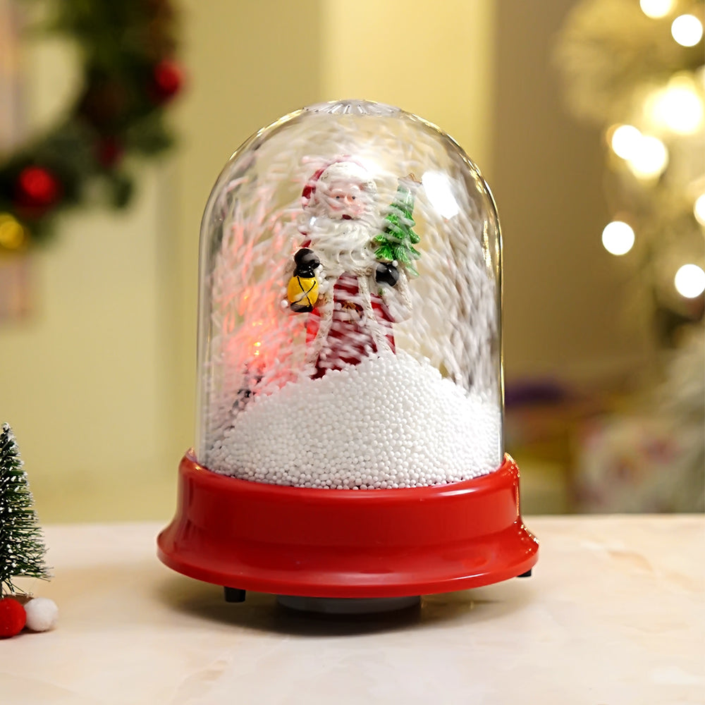 Lucky Lamp Santa , Musical Snow Golbe Dome Christmas Décor and Decoration.