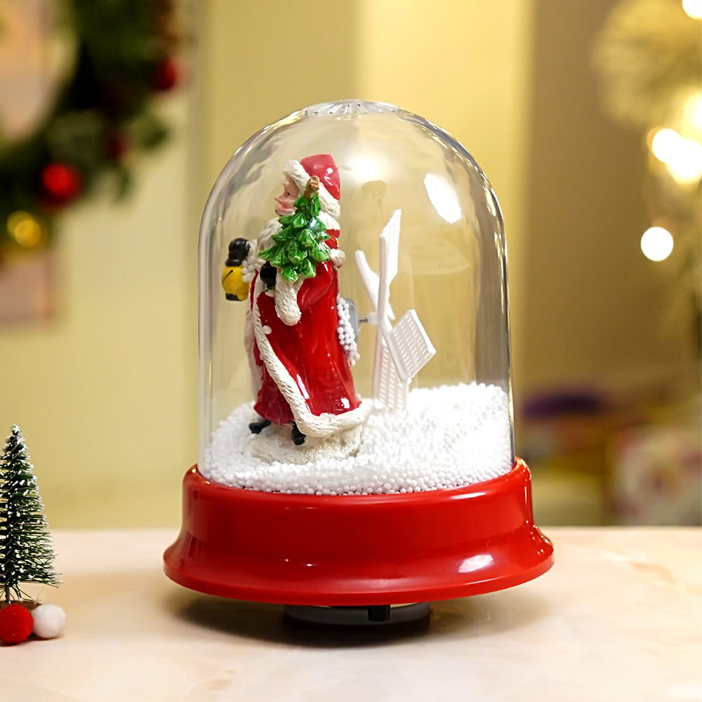 Lucky Lamp Santa , Musical Snow Golbe Dome Christmas Décor and Decoration.