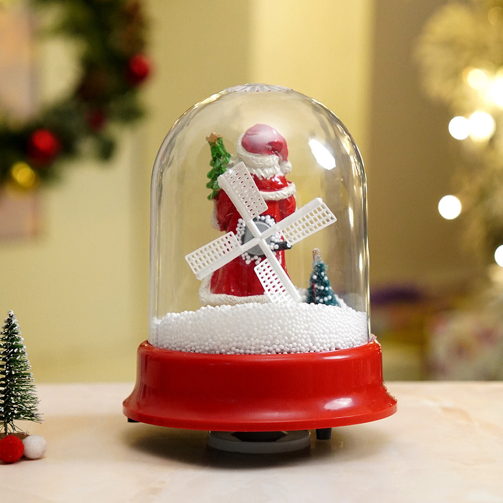 Lucky Lamp Santa , Musical Snow Golbe Dome Christmas Décor and Decoration.