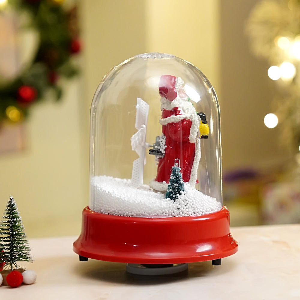 Lucky Lamp Santa , Musical Snow Golbe Dome Christmas Décor and Decoration.