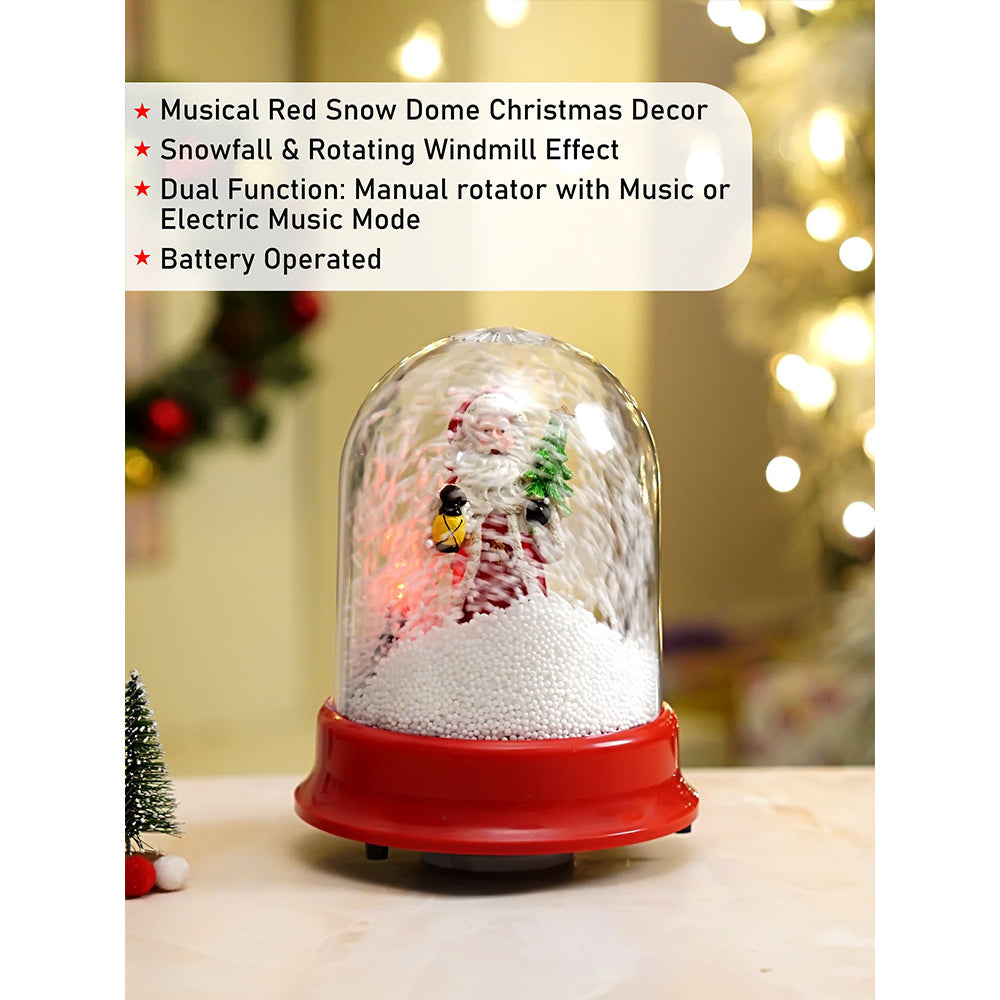 Lucky Lamp Santa , Musical Snow Golbe Dome Christmas Décor and Decoration.