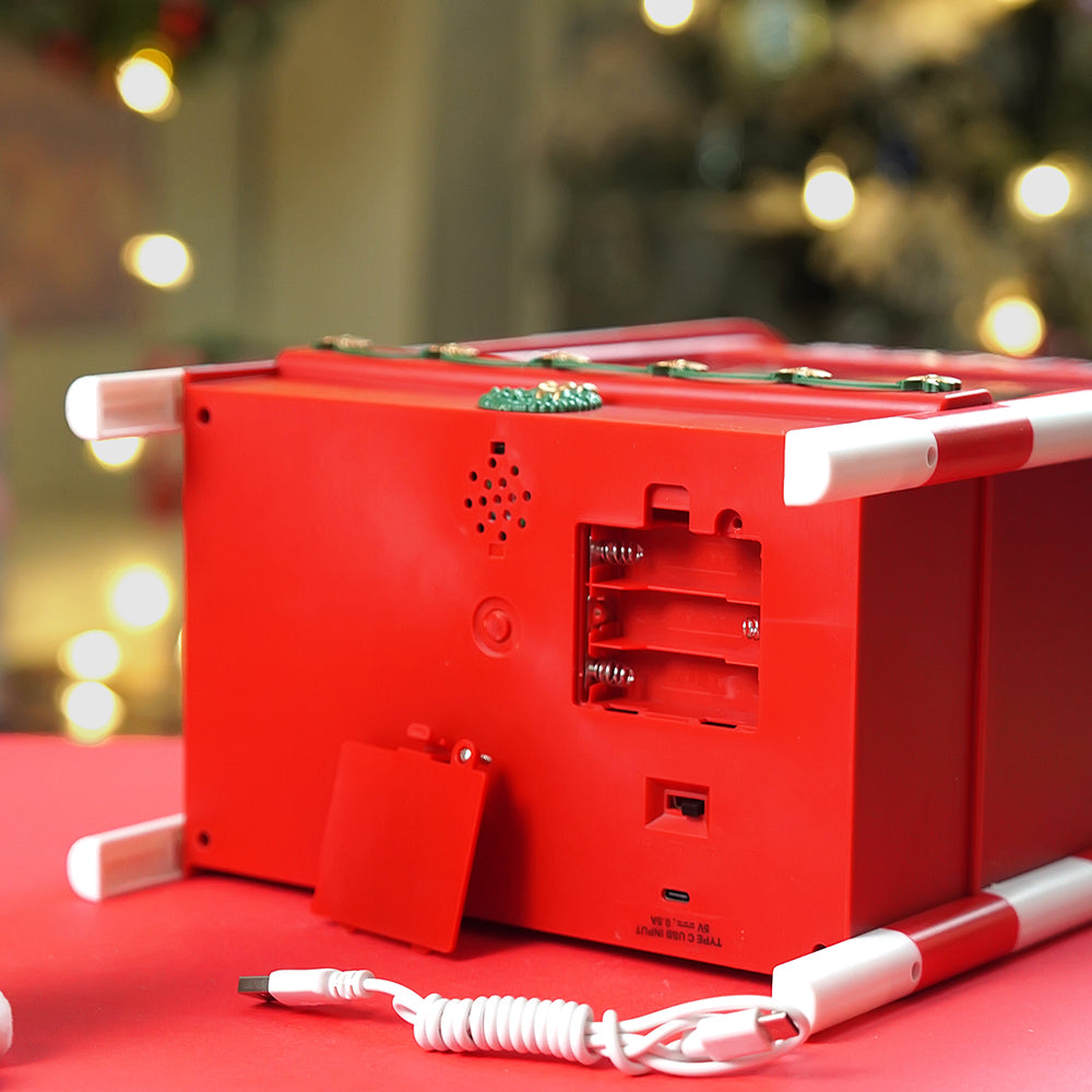 Letters for Santa Mailbox Snowglobe with Light,Music and Snowfall.