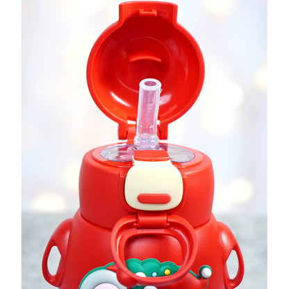 Festive Mouse Christmas themed Stainless Steel water bottle for Toddlers & Kids, 500ml