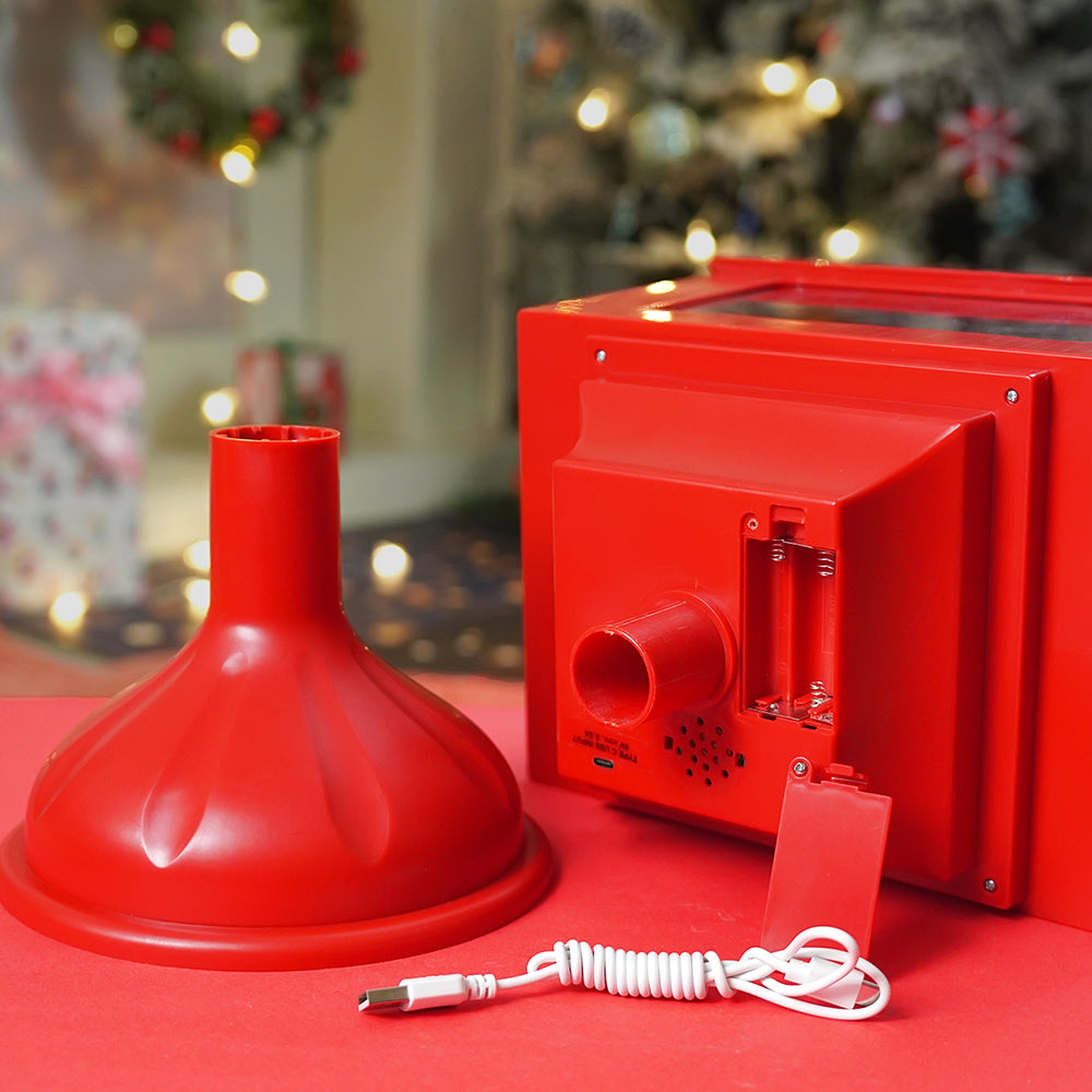 North Pole Mailbox Snowglobe with Light,Muisc and Snowfall.