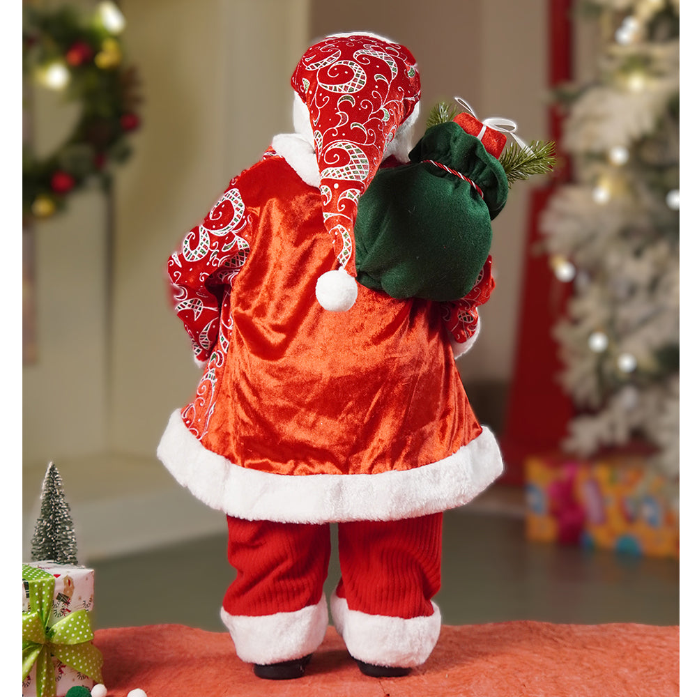 Red & Green robe Moving Face Musical christmas Santa Home and Table Décor