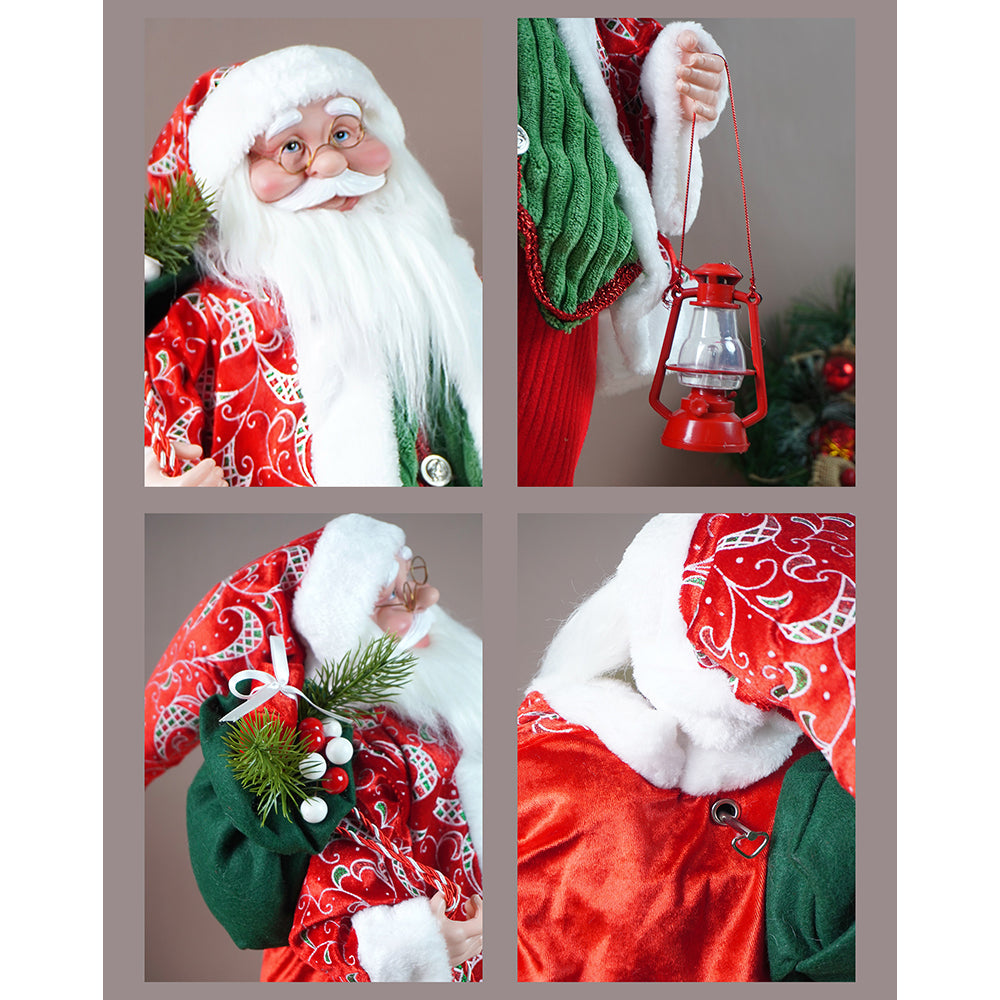 Red & Green robe Moving Face Musical christmas Santa Home and Table Décor