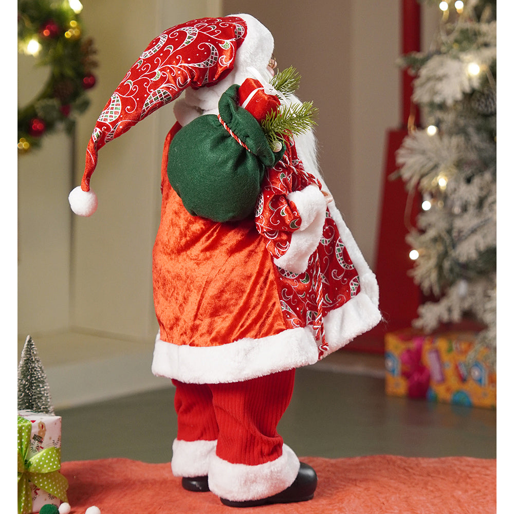 Red & Green robe Moving Face Musical christmas Santa Home and Table Décor