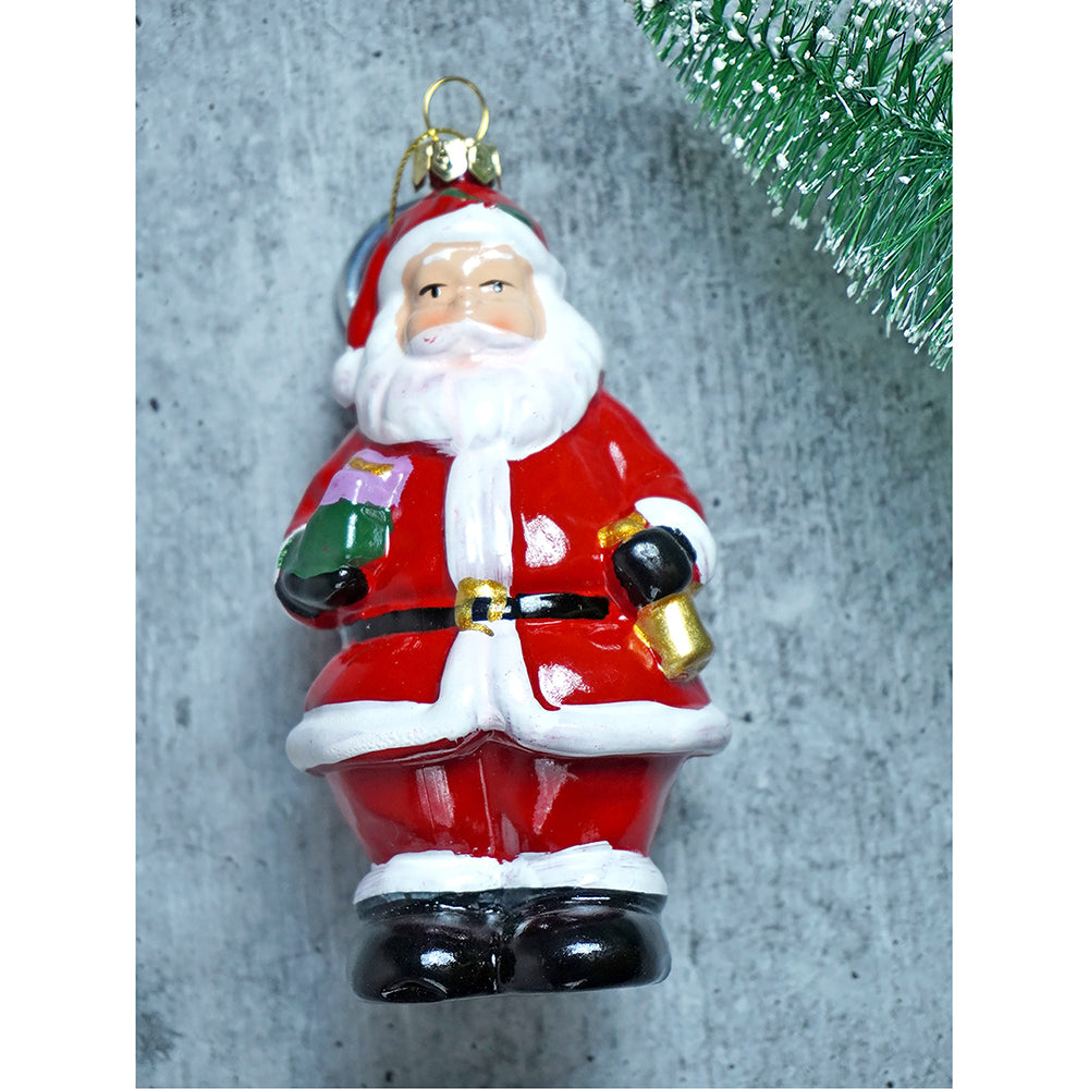 Cute Standing Santa Claus Christmas Tree Ornaments