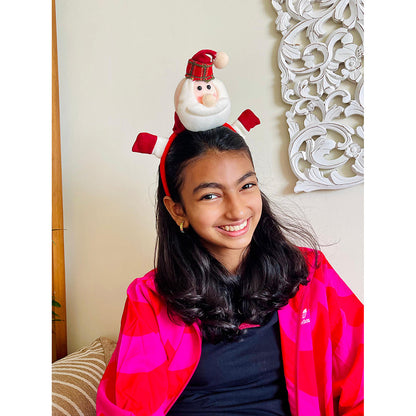 3d Santa Christmas Hairband for Kids and Adults (Free Size)