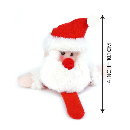 Big Size 3d Santa Christmas Wrist Band Slap Band for Kids and Adults (Free Size)