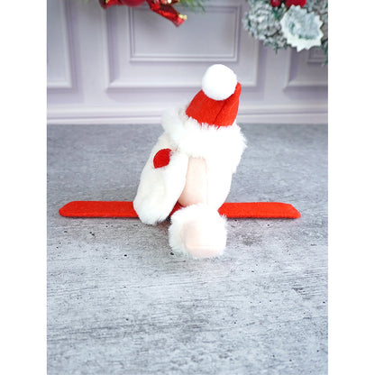 Big Size 3d Santa Christmas Wrist Band Slap Band for Kids and Adults (Free Size)