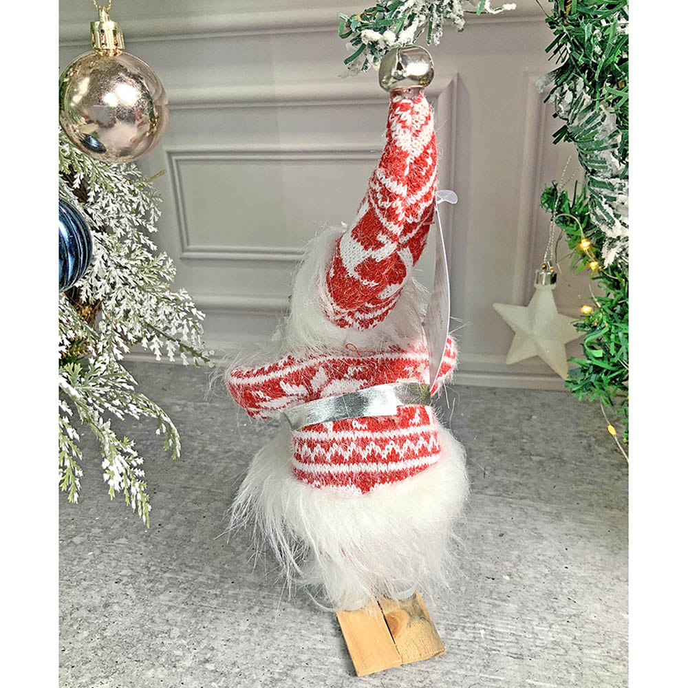 Snowflakes Skiing Santa Claus self Standing Christmas Table Décor & Christmas ornaments