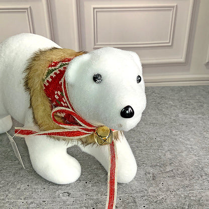 Medium Snow Polar Bear, Christmas winterland Décor and Christmas Decoration