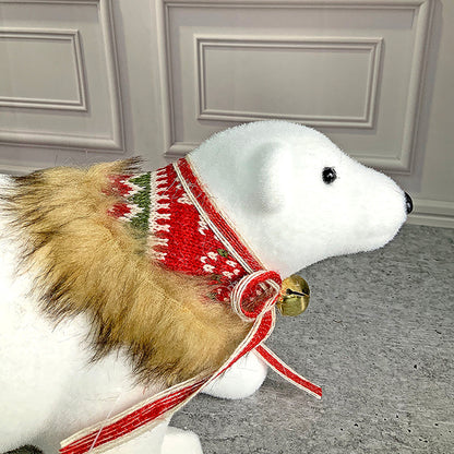 Medium Snow Polar Bear, Christmas winterland Décor and Christmas Decoration