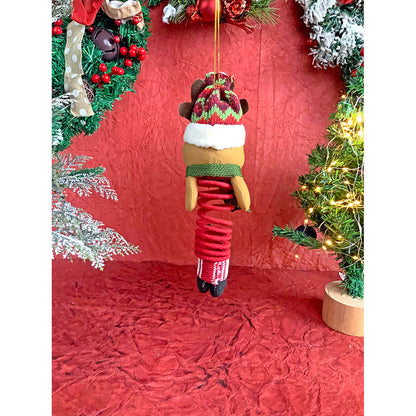 Spring Rudolf Reindeer christmas Tree ornament and Christmas Décor