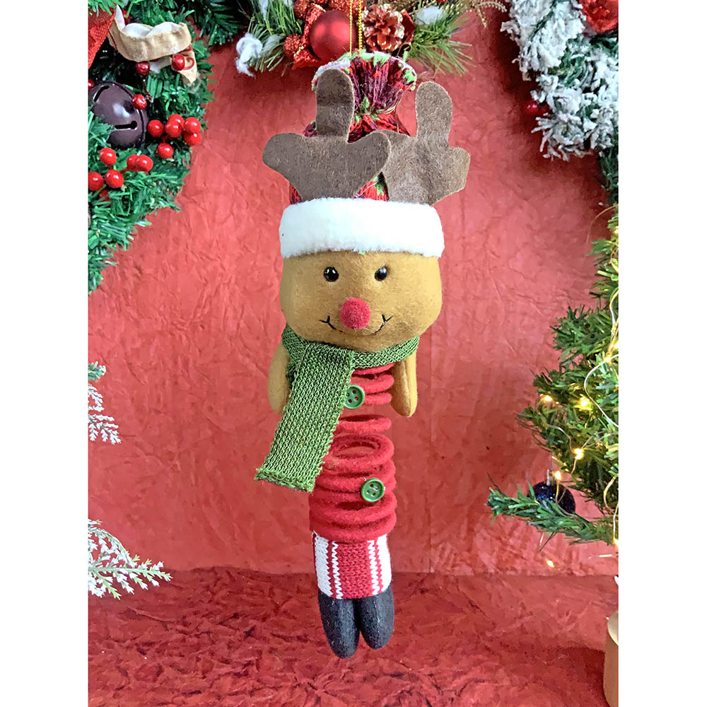 Spring Rudolf Reindeer christmas Tree ornament and Christmas Décor