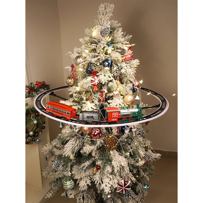 Little Surprise Box,Train around the tree set with Light and Sound for Christmas Tree Decor