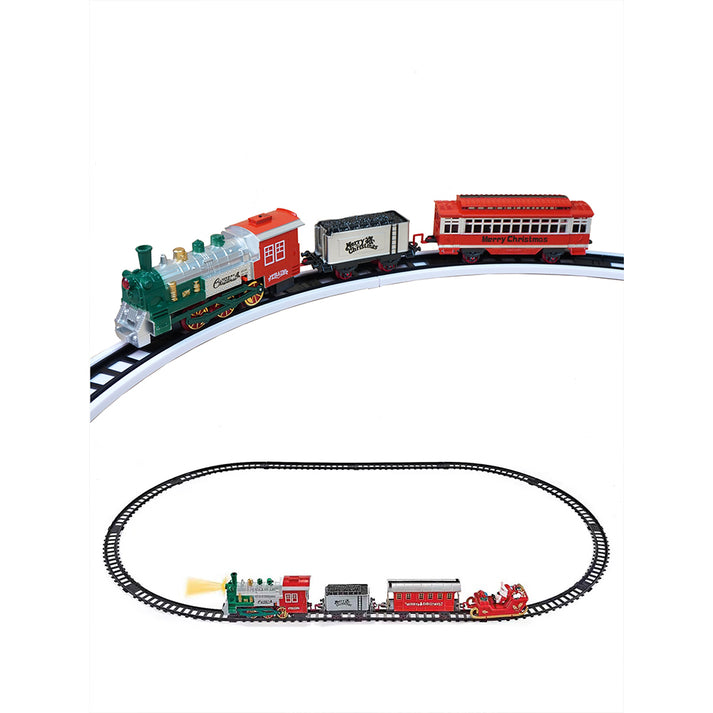 Little Surprise Box,Train around the tree set with Light and Sound for Christmas Tree Decor