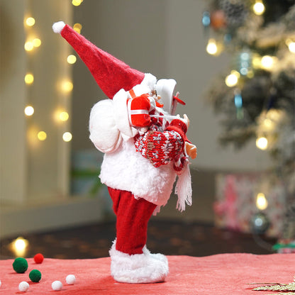 12 inches Winter Ready Santa , Christmas Home and Table Décor