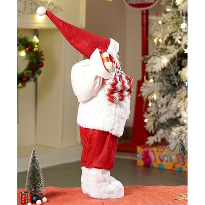 24 inches/2feet Winter Ski Ready Santa ,Christmas Home and Table Décor