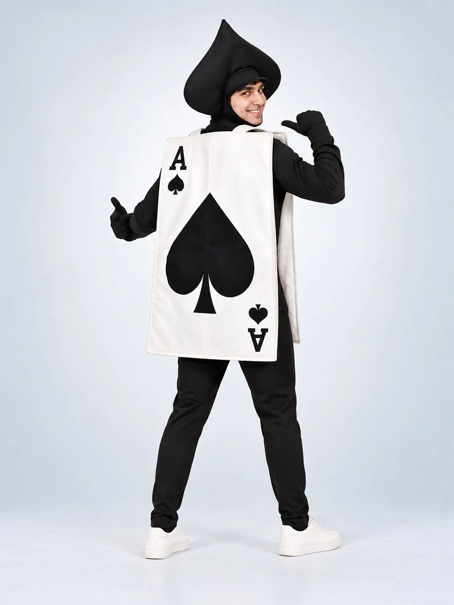 Ace of Spades Adult Halloween Costume Fancy Dress Up