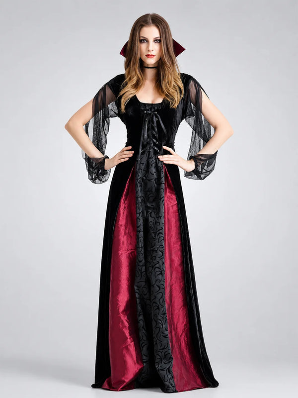 Black & Red Witch Adult Costume Fancy Dress Up