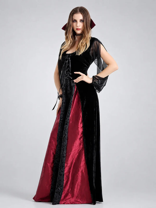 Black & Red Witch Adult Costume Fancy Dress Up