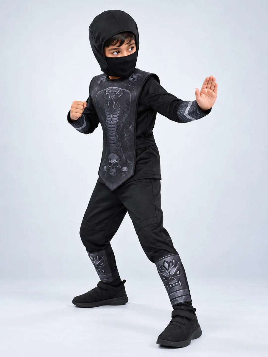 Black Viper Ninja, Kids Halloween Costume Fancy Dress Up