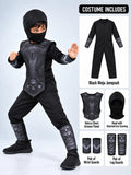 Black Viper Ninja, Kids Halloween Costume Fancy Dress Up