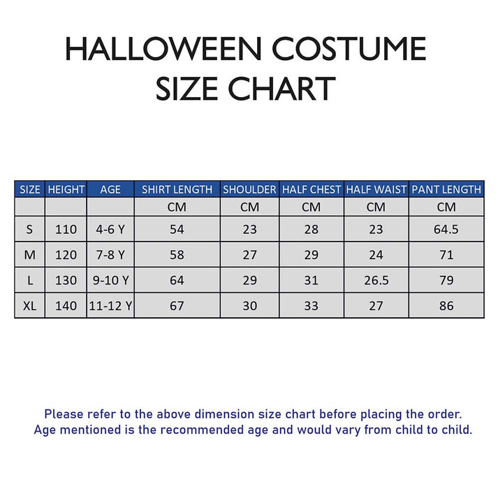 Little Surprise Box, Black & White checkered Joker Jester, Kids Halloween Costume Dress Up-9-10Y