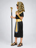 Black & Gold Egyptian Pharaoh Boy, Kids Halloween Costume Fancy Dress Up