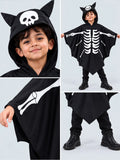 Luminous Ghost Bat cape style Cloak, Kids Halloween Costume Fancy Dress Up
