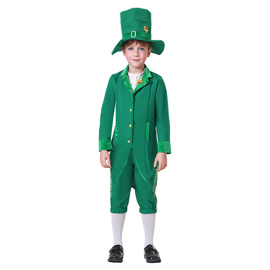 Little Surprise Box, St. Patricks Day costume for Boys, Kids Halloween Costume Dress Up-10-12Y