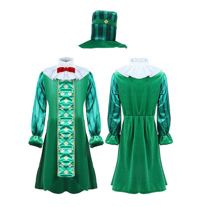 Little Surprise Box, St. Patricks Day costume for Girls, Kids Halloween Costume Dress Up-7-8Y
