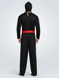 Red Dragon Ninja Adults Halloween Costume Fancy Dress Up