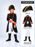 Black & Red Pirate Captain, Kids Halloween Costume Fancy Dress Up