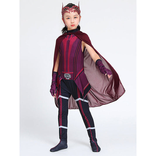 Little Surprise Box,Scarlet Witch Kids Halloween Costume Dress Up-9-10Y