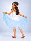 White & Gold Nile Girl, Kids Halloween Costume Fancy Dress Up