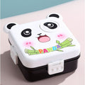 Little Surprise Box, Black Panda 2 decker Lunch Box for Kids
