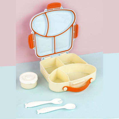 Little Surprise Box, Blue Bread slice Fun themed Kids Lunch Box/Tiffin