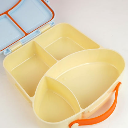 Little Surprise Box, Blue Bread slice Fun themed Kids Lunch Box/Tiffin