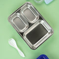 Little Surprise Box, Blue Whale Big Size Stainless Steel Kids Lunch Box