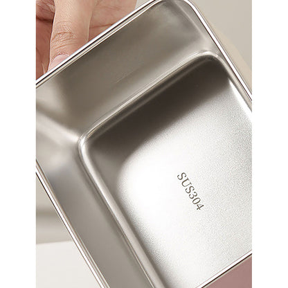 Little Surprise Box , Coffee color 2pcs Bento Stainless Steel Lunch Box Container set with insulated Matching lunch Bag for Kids & Adults