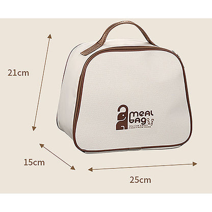 Little Surprise Box, Cream2pcs Bento Stainless Steel Lunch Box Container set with insulated Matching lunch Bag for Kids & Adults