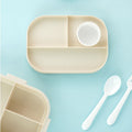Little Surprise Box, Green Big Eye Dino 2 decker Lunch Box for Kids