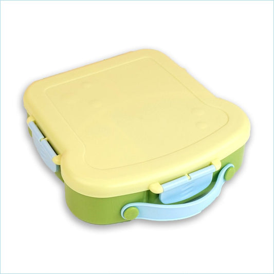 Little Surprise Box, Pastel Mint Bread slice Fun themed Kids Lunch Box/Tiffin Box