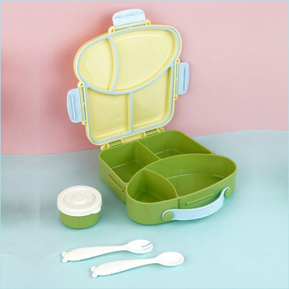Little Surprise Box, Pastel Mint Bread slice Fun themed Kids Lunch Box/Tiffin Box